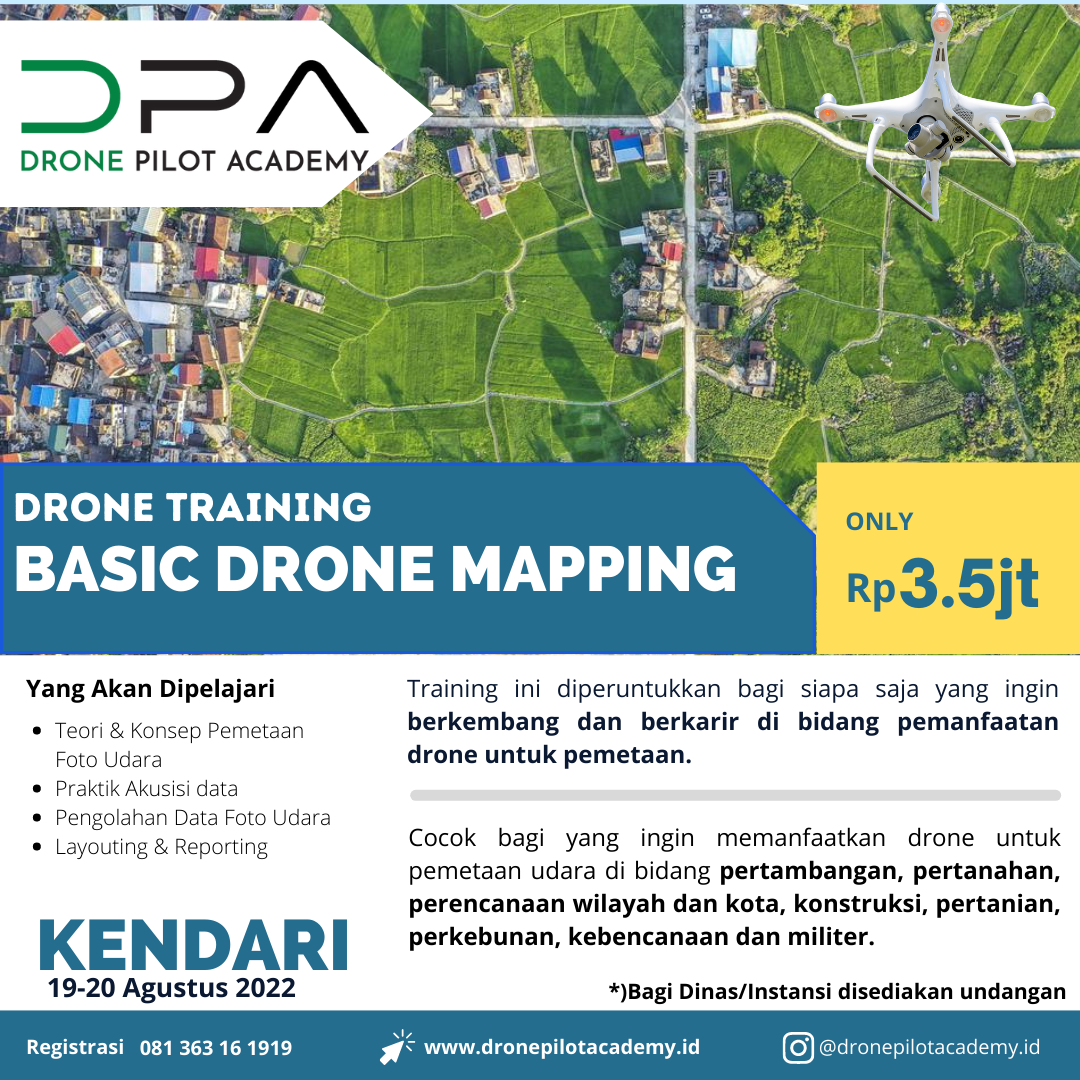 Training Basic Drone Mapping di Kendari